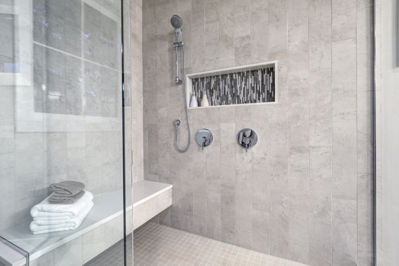Shower with Built-In Niche
